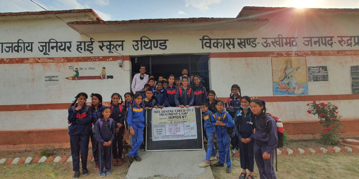 Successful Dental Health Camp at J.H.S. Uthind, Rudraprayag- By Himdent Foundation